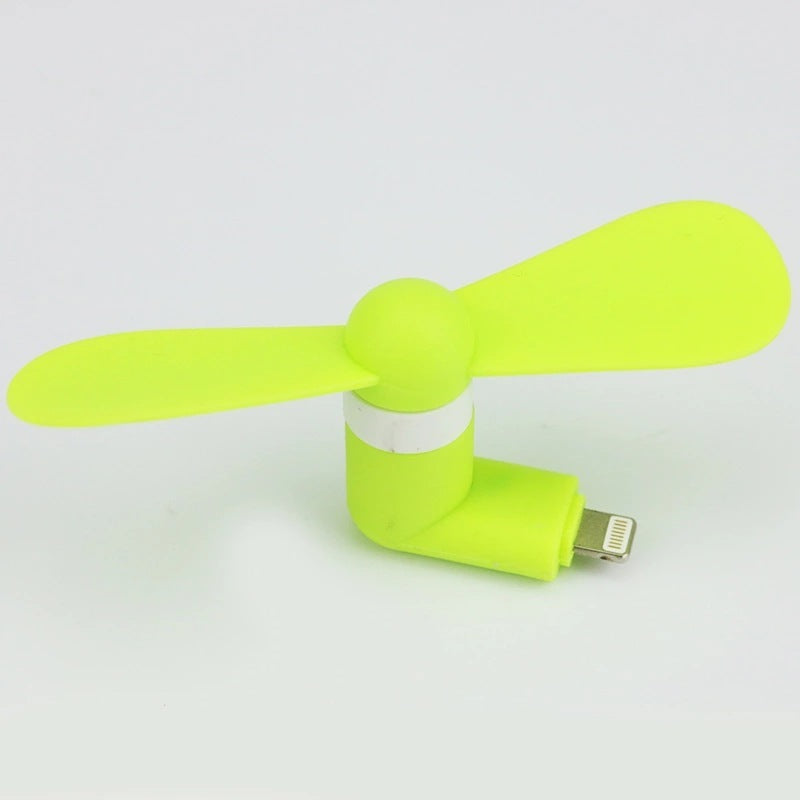 Compatible avec Apple, Mini ventilateur pour téléphone portable Android Mini ventilateur portable pour téléphone portable