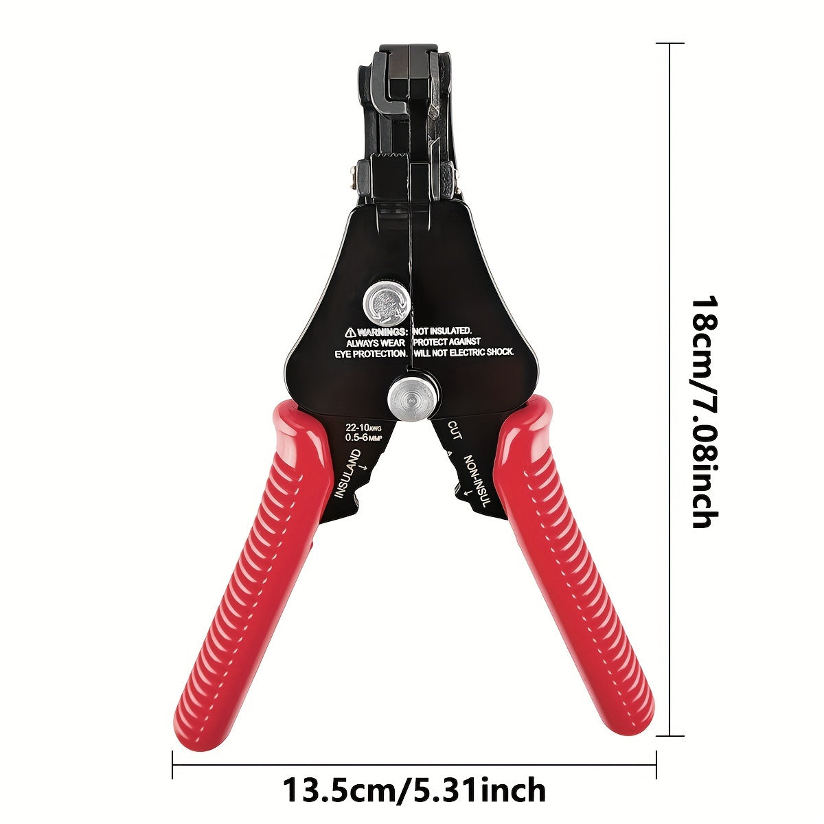 Pince à dénuder automatique ultime 1 pièce – Outil multifonction de précision pour dénuder, couper et sertir les fils électriques en toute sécurité et sans effort – Idéal pour les bricoleurs et les électriciens