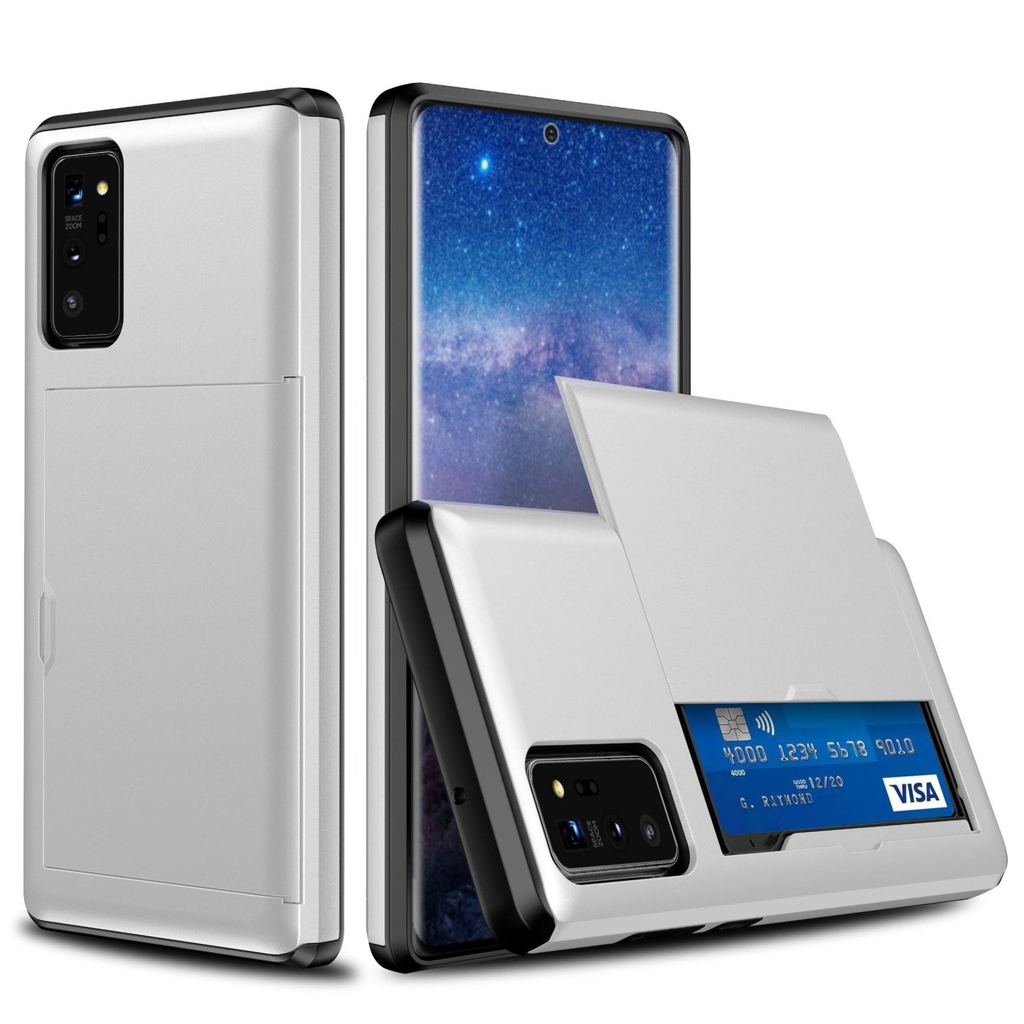 Samsung Series Sliding Card Holder Phone Case – Convenient & Secure Design