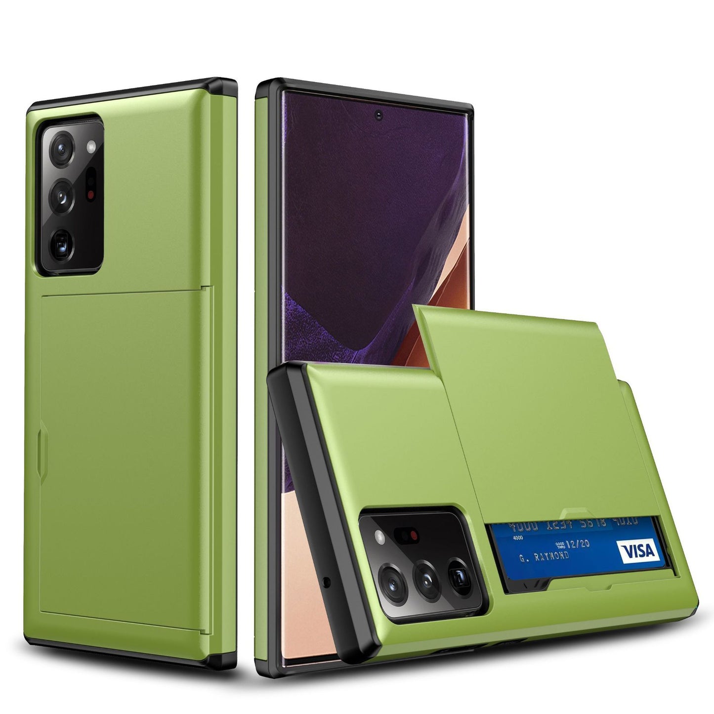 Samsung Series Sliding Card Holder Phone Case – Convenient & Secure Design