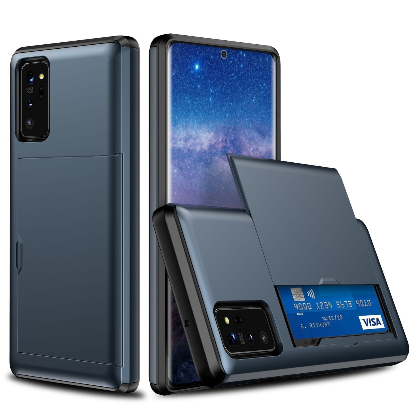 Samsung Series Sliding Card Holder Phone Case – Convenient & Secure Design