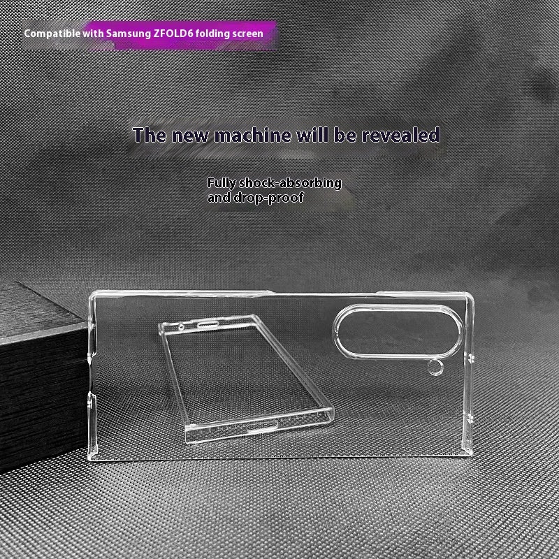 Samsung Fold Series Transparent Hard Case – High-Definition Anti-Fall Protection