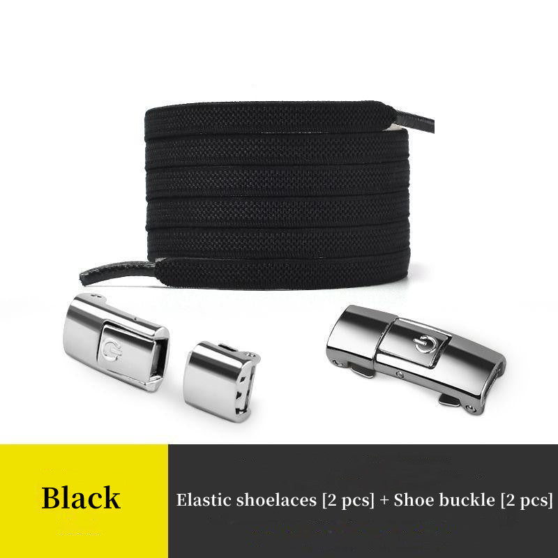 New Lightweight Button Switch Buckle Tie-Free Shoelaces For Adults