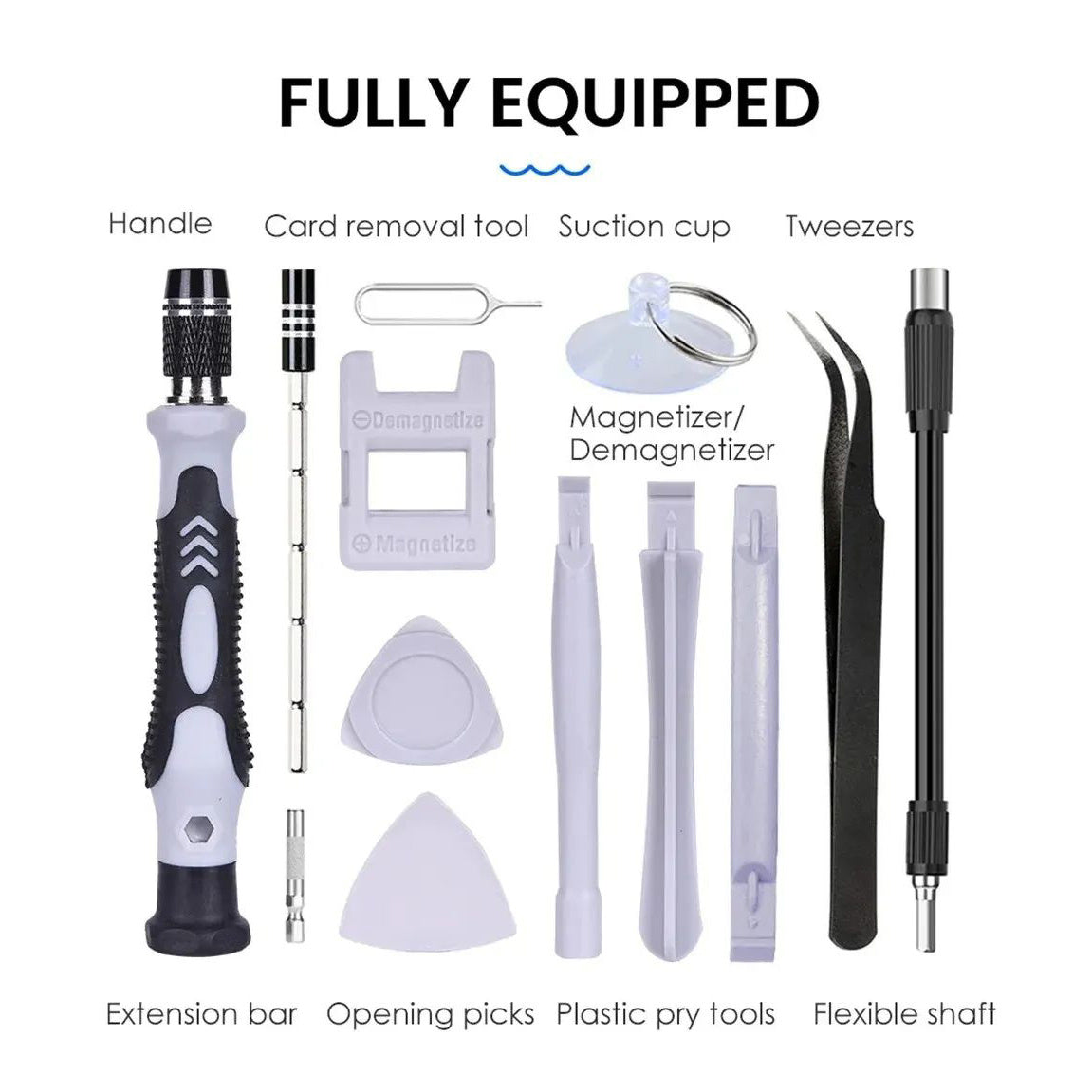 Precision Screwdriver Set,  115 In 1,  Super Durable Mini Professional Magnetic Repair Tool Kit, Small Screwdriver For Phone, Computer, Watch, Laptop, Macbook, Eyeglass, Electronic