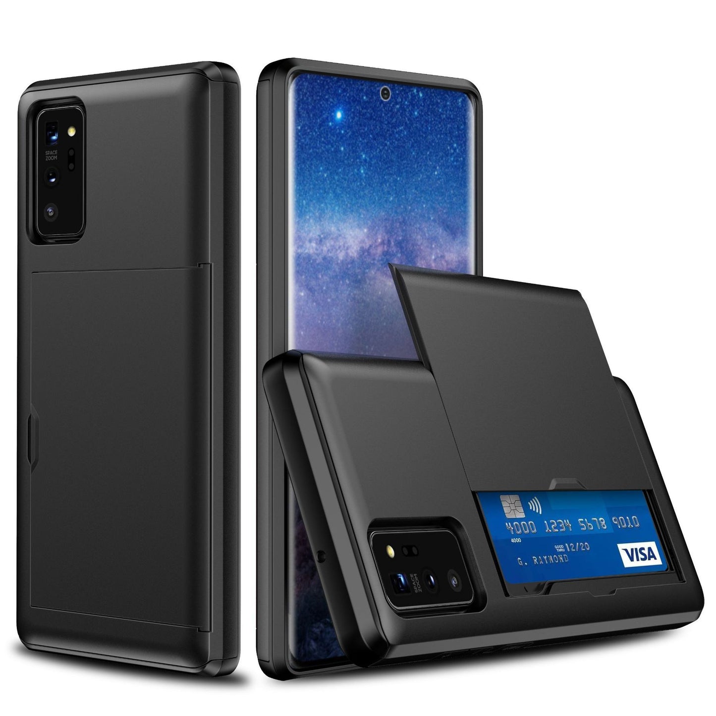 Samsung Series Sliding Card Holder Phone Case – Convenient & Secure Design