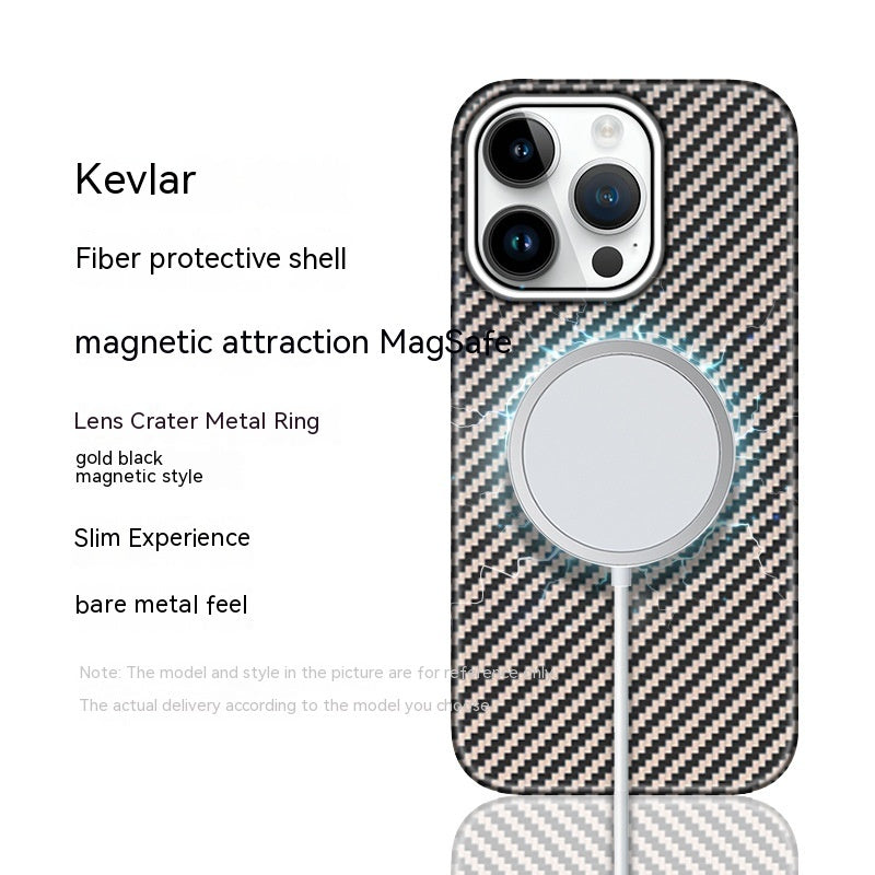 Kevlar Mobile Phone Shell Carbon Fiber Protective Sleeve