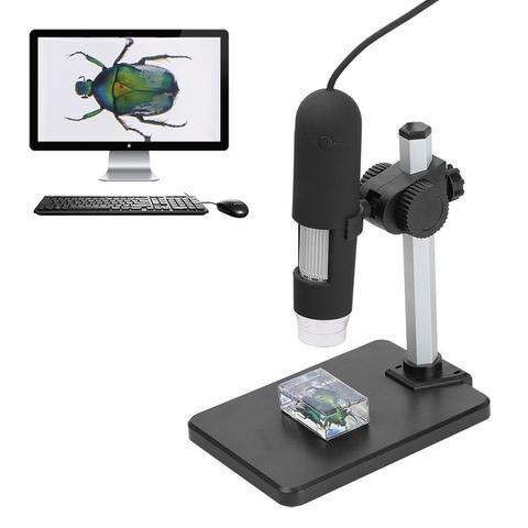 USB-connected digital microscope — useful for inspecting small phone components and repairs up close.