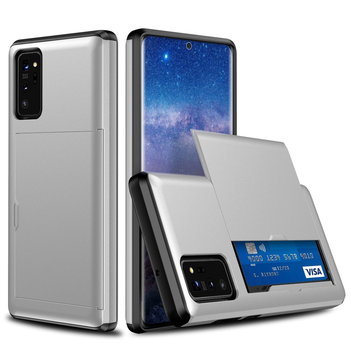 Samsung Series Sliding Card Holder Phone Case – Convenient & Secure Design