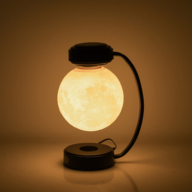 LED Moon Night Light Wireless Magnetic Levitating Rotating Floating Ball Lamp For School Office Bookshop Home Decoration