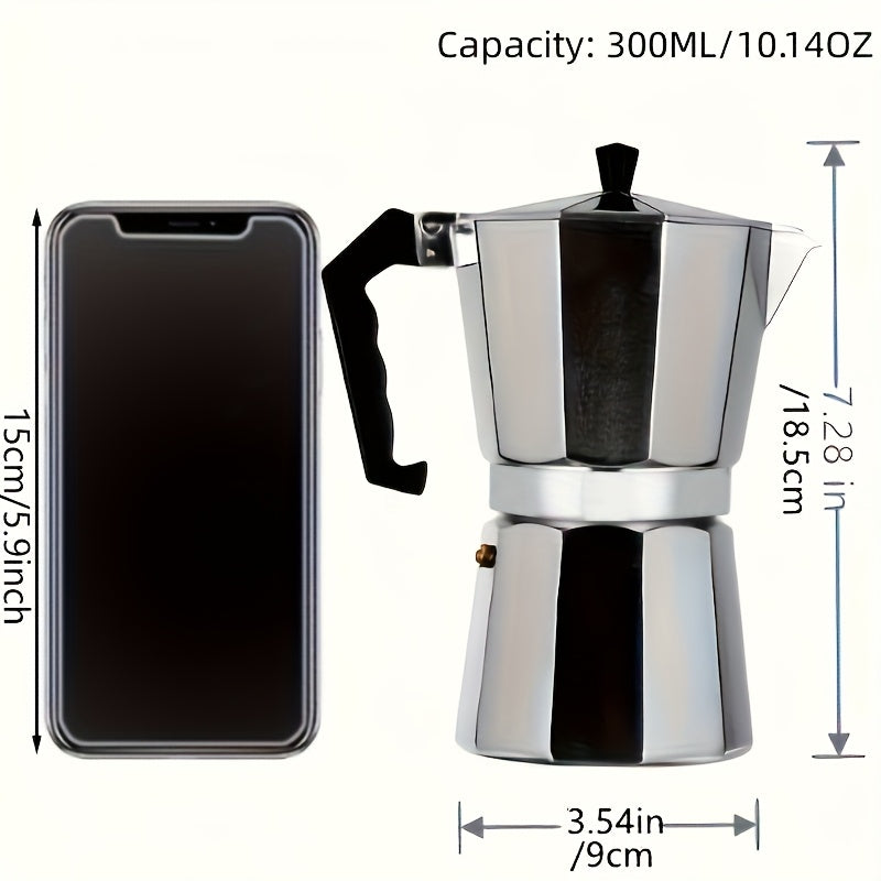 [European Coffee Tools] Octagonal Mocha Coffee Pots & European Coffee Tools | Italian Aluminum Models - Wholesale with Cross-Border Shipping
