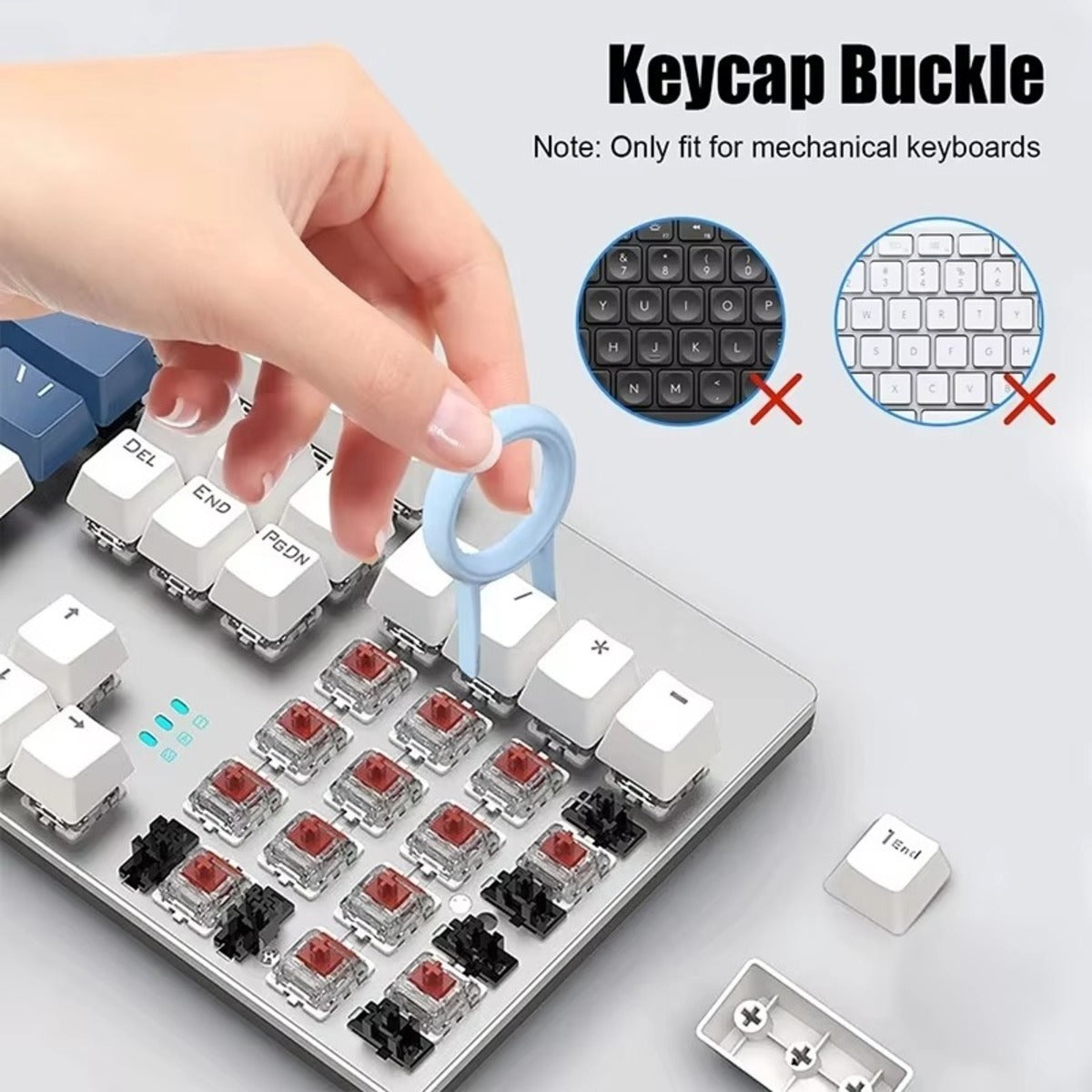 Computer Keyboard Cleaner Brush Kit Earphone Cleaning Pen For Headset Keyboard Cleaning Tools Cleaner Keycap Puller Kit , 7 In 1