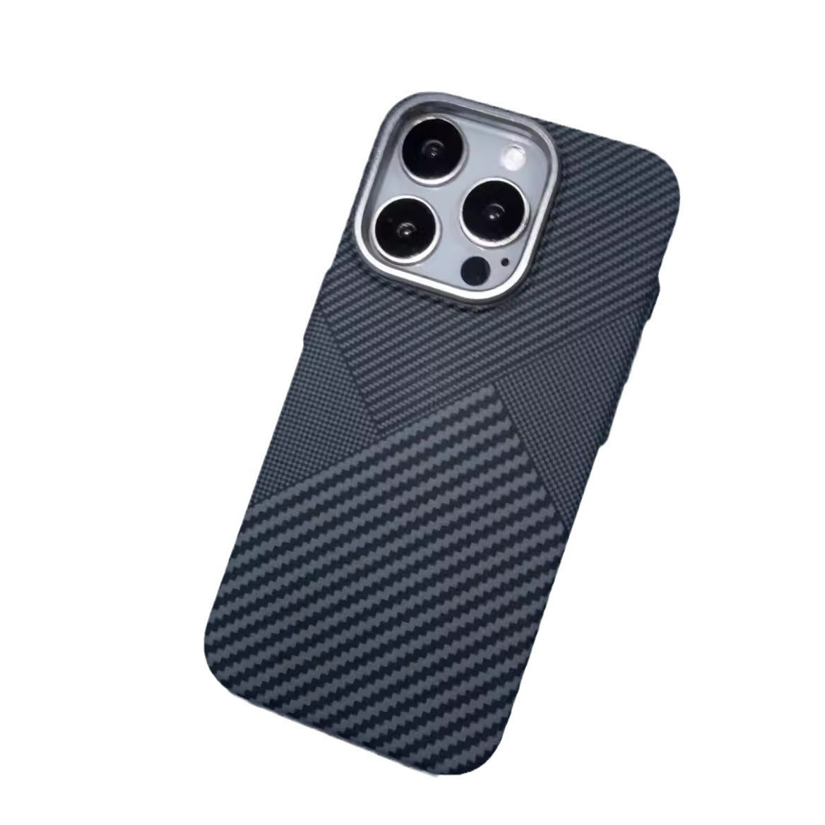 IPhone15 Carbon Fiber Grain Magnetic Phone Case