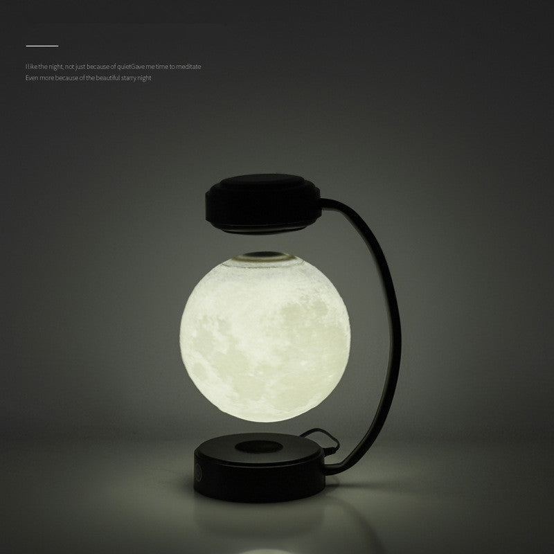LED Moon Night Light Wireless Magnetic Levitating Rotating Floating Ball Lamp For School Office Bookshop Home Decoration