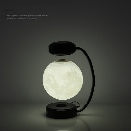 USB-rechargeable levitating night light — charges from the same cable as your phone, a nice desk companion.