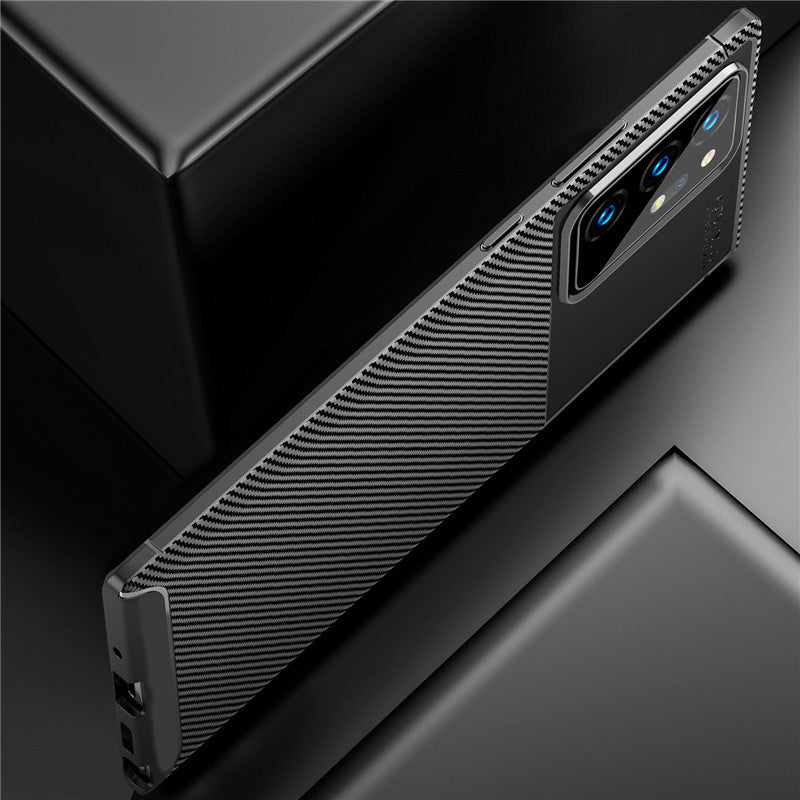 Samsung Note 20/S20 Series Carbon Fiber Business Case – Anti-Fall Soft Cover