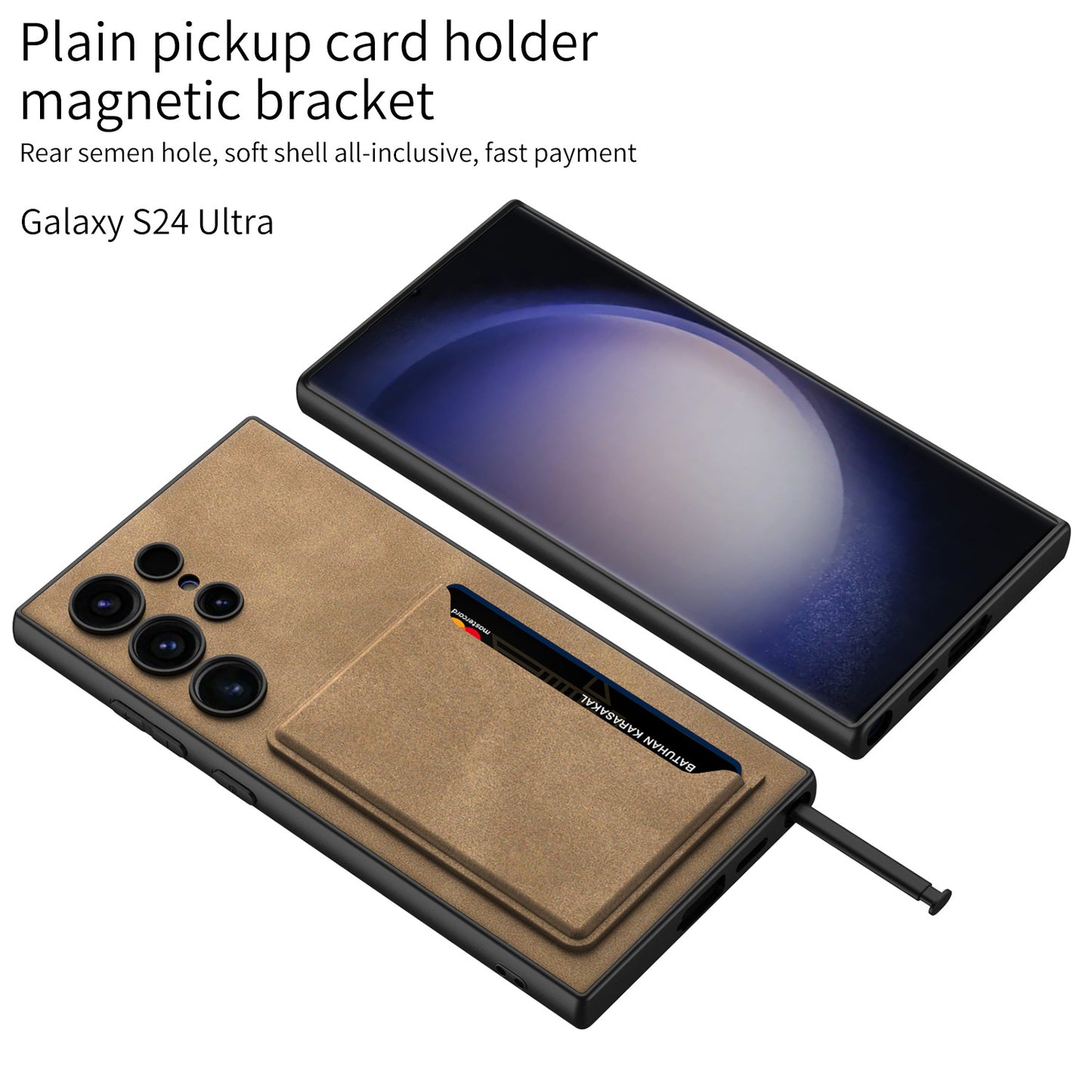 Samsung S24 Series Case – Ultra-Thin Minimalist Soft Cover with Plain Design