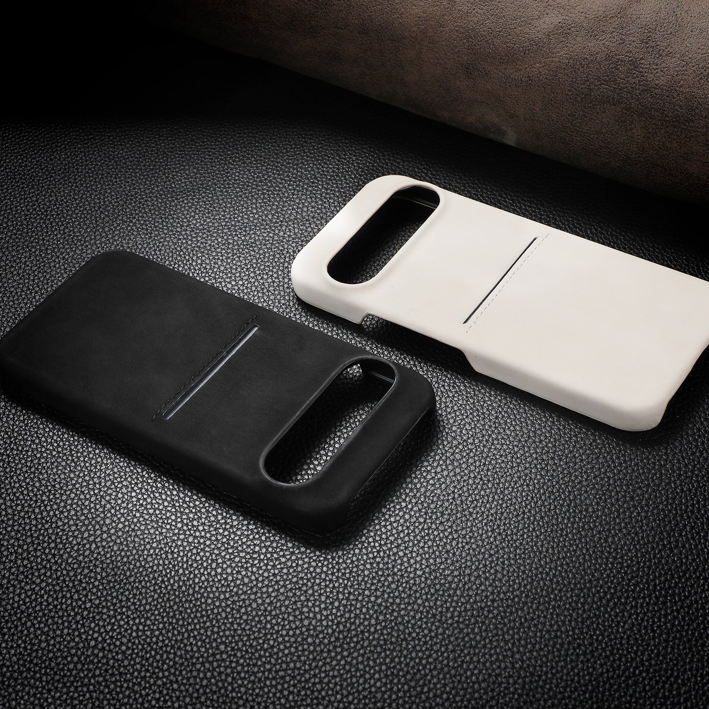 Google Pixel Series Business Skin Vintage Sheepskin Card Hard Case