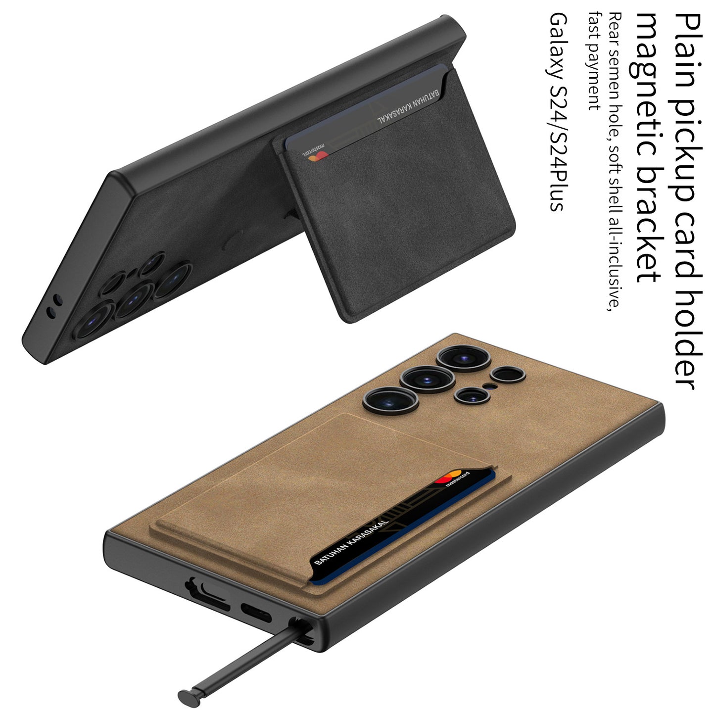 Samsung S24 Series Case – Ultra-Thin Minimalist Soft Cover with Plain Design