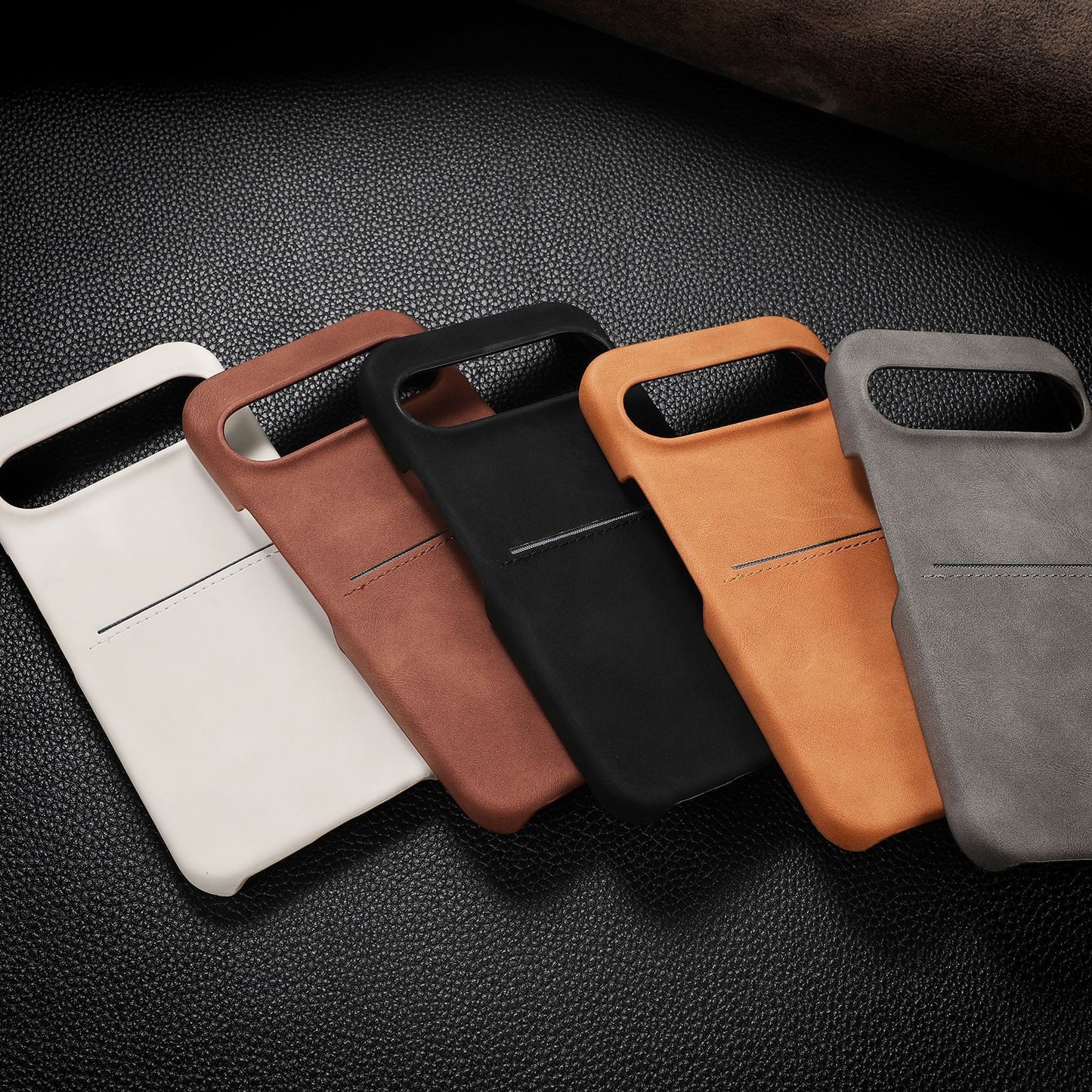 Google Pixel Series Business Skin Vintage Sheepskin Card Hard Case