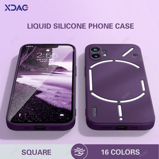 Coque de téléphone pour téléphone (1) One 5G A063, simple et tendance, protection arrière en silicone liquide de haute qualité, originale