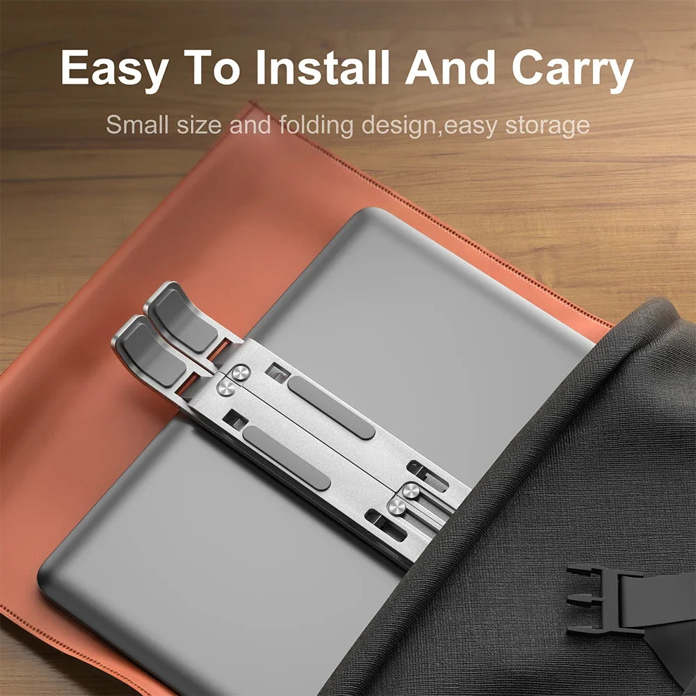 Portable  Aluminum Laptop Stand  Foldable Lap Top Base Notebook Support Computer Bracket For Macbook Air Pro Holder Accessories