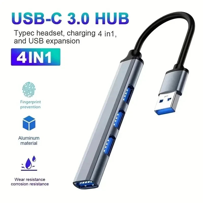 USB Dock Mobile Phone Computer Type C One Drag Four Expanders High Speed Transmission Multi Function Wire Divider