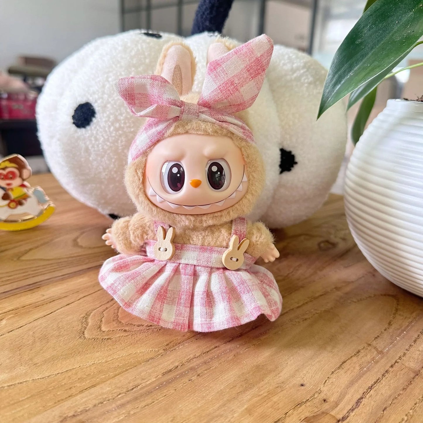* Labubu Sit-Down Party Series doll clothes, clothing, designer luxury skirts, LABUBU accessories，labubu clothing designer