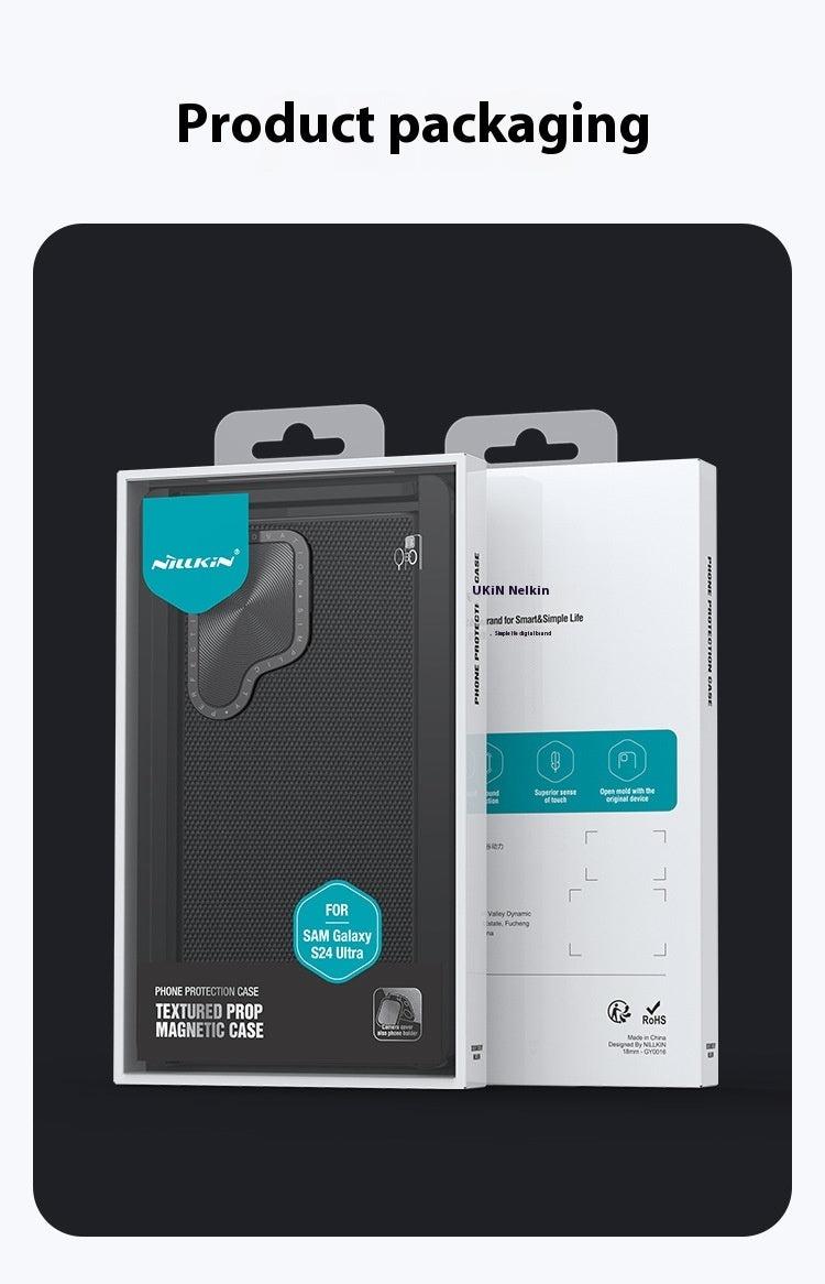 Samsung S24 Ultra Magnetic Case – Privacy Protection with Lens Bracket