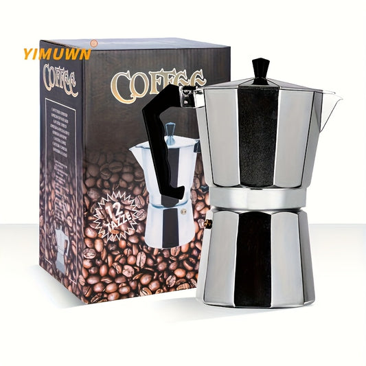 [European Coffee Tools] Octagonal Mocha Coffee Pots & European Coffee Tools | Italian Aluminum Models - Wholesale with Cross-Border Shipping