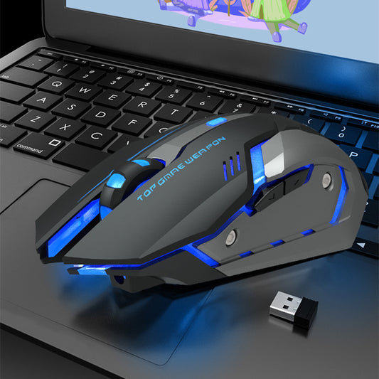 Silent wireless gaming mouse with charging dock — a natural companion to our mobile gaming accessories.